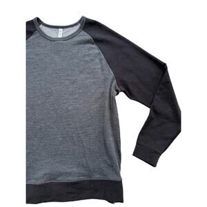 Lululemon Sweater Men's XL Raglan Merino Wool Back Zippers Gray